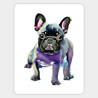 Watercolorful Frenchy Magnet